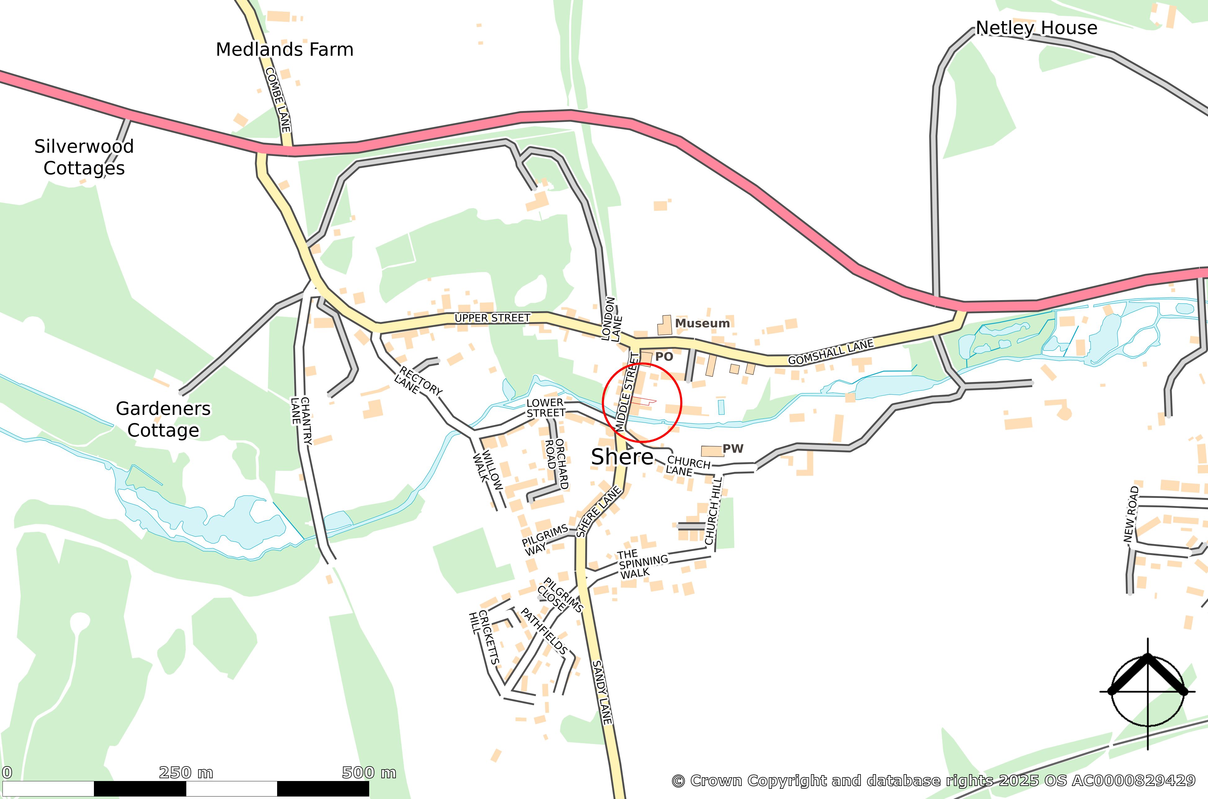 Shere Map Middle Street, Shere 4 bed link detached house - £1,150,000